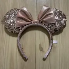 ミニーマウス耳カチューシャ スパンコール