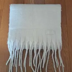 ニコアンド　マフラー　ホワイト