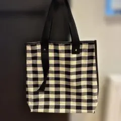ギンガムチェックトートバッグ