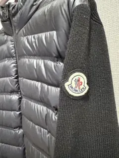 【千春 岡田さま専用】MONCLER モンクレール ハイブリッドダウン 黒