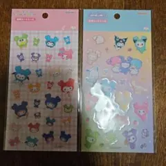 正規品　TWICE　サンリオ　透明シートシール