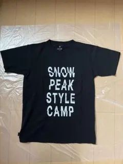 Snow Peak スノーピーク Tシャツ ブラック　XLのサムネイル
