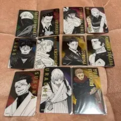 呪術廻戦展　箔押しクリアカード　まとめ売り