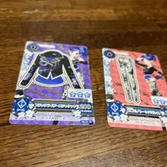 アイカツカード 紫色ジャケット 黒レギンス