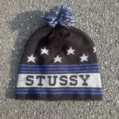 OLD STUSSY ボンボンニット帽 90s 希少