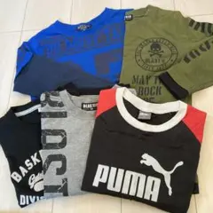 長袖カットソーセット 130サイズ