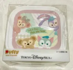 ダッフィー　メラミンタンブラー&お皿セット　シール容器4個セット ダッフィー メラミンタンブラー&お皿セット シール容器4個セット
