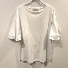ベイクルーズ　異素材フリルカットソーのサムネイル