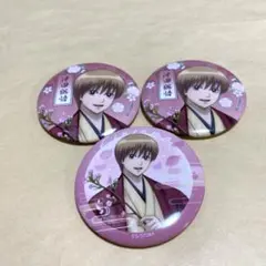 銀魂 お花見 缶バッジ（3個）沖田総悟
