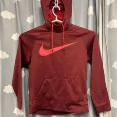 Nike DRI-FIT バーガンディ フード付きパーカー