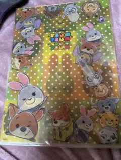 TSUM TSUM A4クリアファイル　ズートピア　ニック　ジュディ