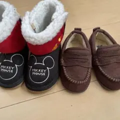 13センチ　冬用　靴　2足セット