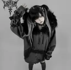 DimMoire × REFLEM 超ハトメファー フードパーカー　Gray