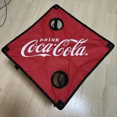 東急ハンズ 外商 コカコーラ 折り畳みアルミテーブル Coca-Cola レトロ 希少！ 【コカ・コーラ】 アウトドア？折畳式テーブル 高さ約32