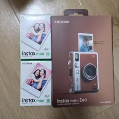 富士フイルム チェキ INSTAX mini Evo BROWN