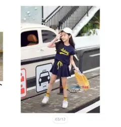 キッズ 女の子 セットアップ 半袖