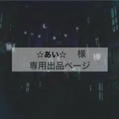 ☆あい☆様　専用出品