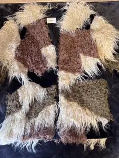 『美品』MURUA マルチカラーファームートンコート