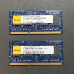 CFD DDR3 4GB ノートPC用メモリ 2枚のサムネイル