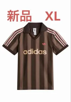 新品　XLサイズ　adidas twill jersey ゲームシャツ　襟付きのサムネイル