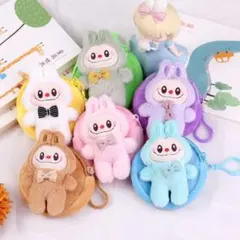 在庫処分　ラブブコイン入れ　イヤホンポーチ子供キッズ　新品　6点セット　翌日発送