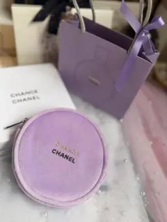 シャネル　CHANCE ノベルティ　ポーチ　箱付き