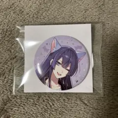 長尾景 にじさんじ わんにゃんdays 箔押し缶バッジ