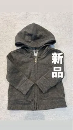 OLD NAVY フード・ポケット付きトレーナー 12-18M グレー