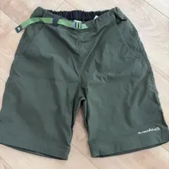 mont-bell Kids 半ズボン 140cm オリーブグリーン