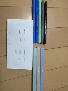 水性インクマーカー 7本　くすみ