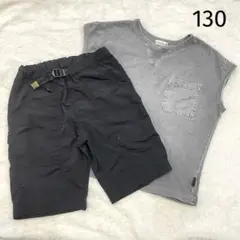 ブランシェス 半袖Tシャツ ハーフパンツ 2枚セット 130cm 男