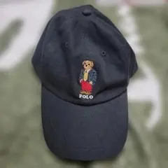 ラルフローレン　キャップ　黒　ベアー