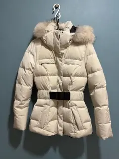 値下げ！ゴールドバーグ　GOLDBERGH アイボリーファー付きダウンジャケット