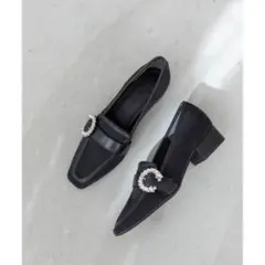 【新品】ランダ　ビジューバックルシアーシューズ　Sサイズ　RANDA