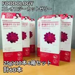 【新品】FOODOLOGY コレオロジー カットゼリー 6箱 ザクロ味 食物繊維