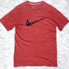 NIKE ナイキ JUST DO IT ロゴTシャツ 赤 L 半袖 スタンダード