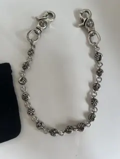クロムハーツ スプリットキーリング ウォレット クリップ シルバー