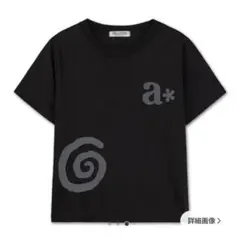 Purple Beige YC スパイラルセミクロップ半袖Tシャツ　nugu