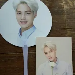 EXO KAI ネイリパうちわ＆ポストカード