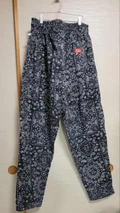 Coleman シェフパンツ XXXL ペイズリー ブラック