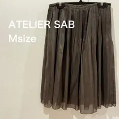 【美品】ATELIER SAB スカート フレアスカート ひざ丈 レディース Mのサムネイル