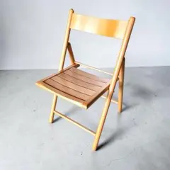 YH50) 1脚 飛騨産業 キツツキマーク ヴィンテージ 折りたたみ椅子