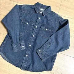シャツ　デニム　130 ジーユー　GU
