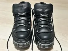 【美品】NEWROCK M-WALL106-S10 厚底ブーツ 約24cmのサムネイル