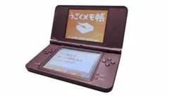Nintendo DSi LL ワインレッド 本体 うごくメモ帳