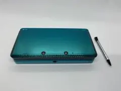 【通電確認済】ニンテンドー3DS 本体 アクアブルー タッチペン付き