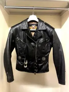 Harley-Davidson ダブルライダースジャケット ブラック XS 美品