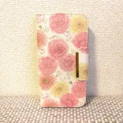 花柄 手帳型スマホケース docomo select