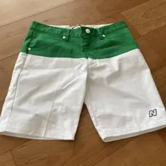 New Balance ゴルフパンツ M 緑/白