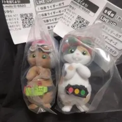 ガチャガチャ　仮面にゃいだーその２　仮面ライダーオーズ　エグゼイド